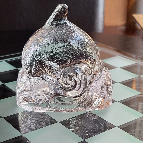 PartyLite Other - Dolphin Candle Holder glass